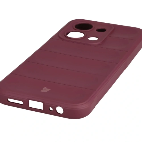 Pancerne etui Bizon Case Tur do Xiaomi Redmi 15C 4G / 5G / POCO C85 4G 173mm burgundowe