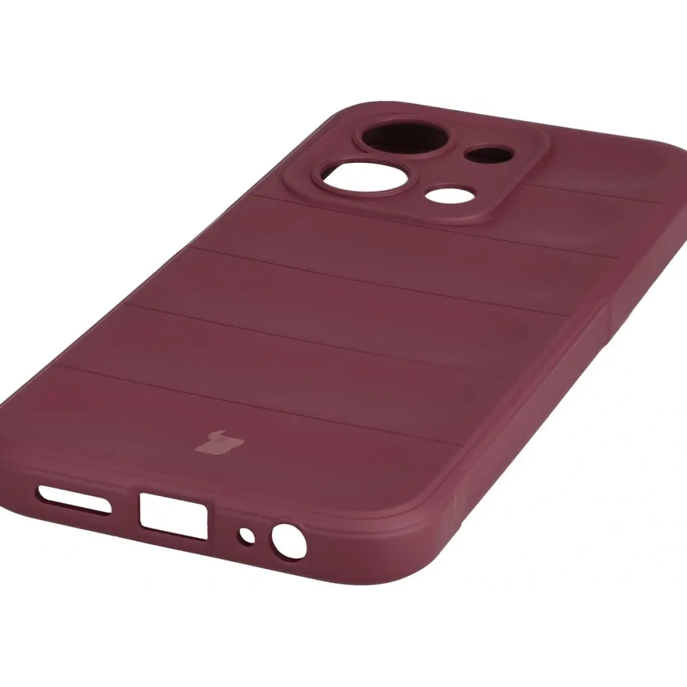 Pancerne etui Bizon Case Tur do Xiaomi Redmi 15C 4G / 5G / POCO C85 4G burgundowe