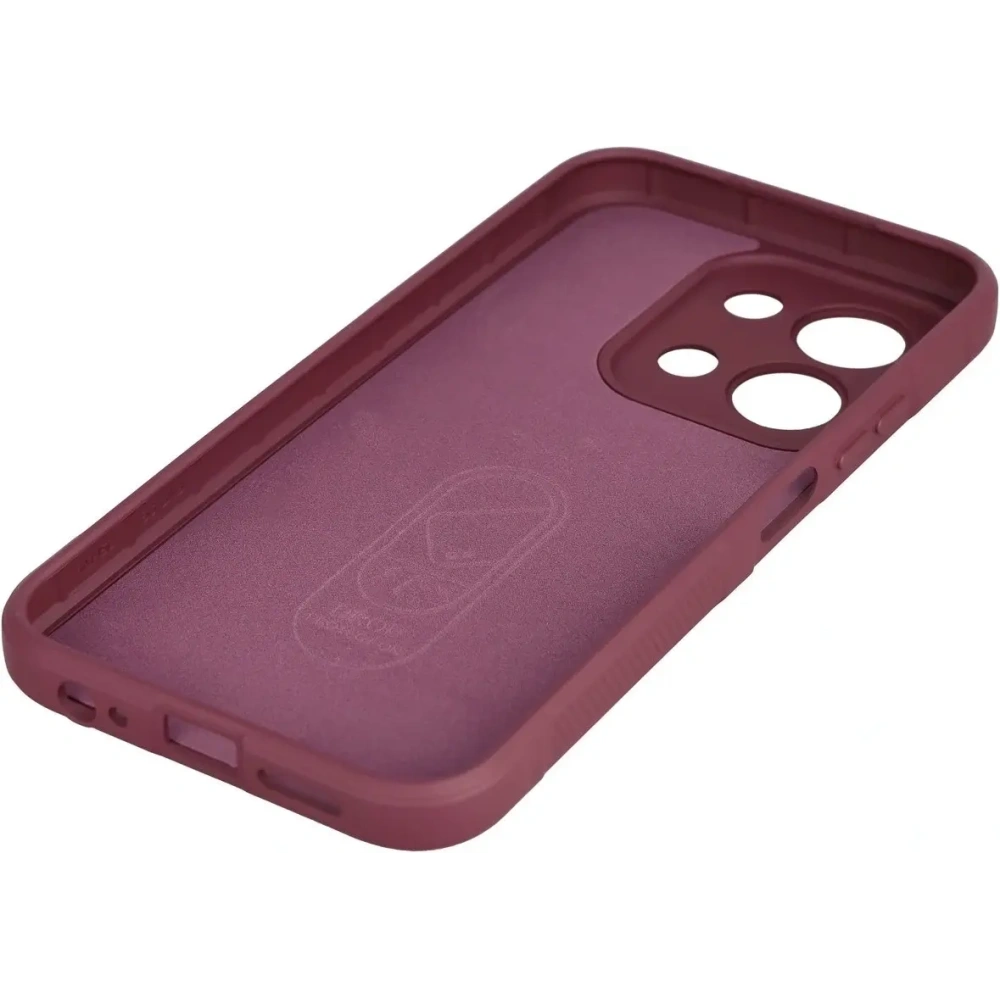 Pancerne etui Bizon Case Tur do Xiaomi Redmi 15C 4G / 5G / POCO C85 4G burgundowe
