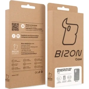 Pancerne etui Bizon Case Tur do Xiaomi Redmi 15C 4G / 5G / POCO C85 4G 173mm jasnoszare
