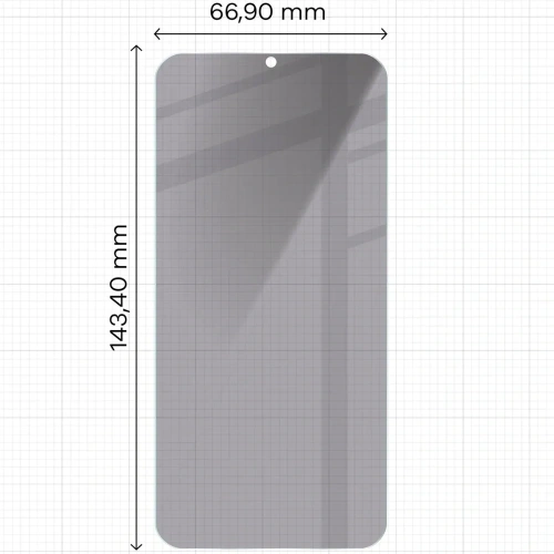 Prywatyzujące szkło hartowane Bizon Glass Clear Shadow Duo do Samsung Galaxy S25 / S24 przyciemniane [2 PACK]