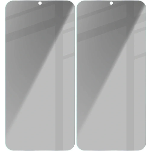 Prywatyzujące szkło hartowane Bizon Glass Clear Shadow Duo do Samsung Galaxy S25 / S24 przyciemniane [2 PACK]