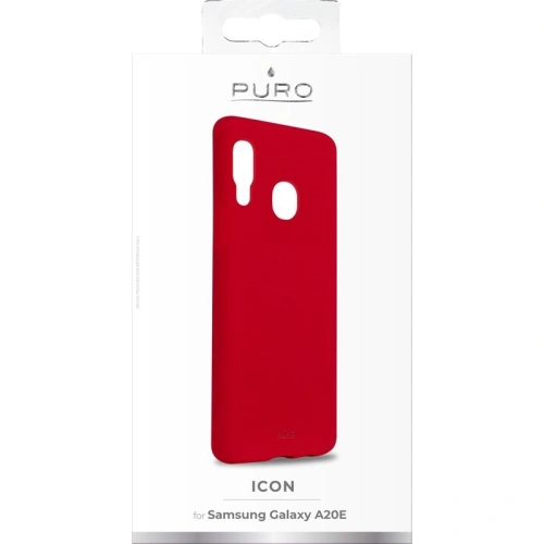 Etui PURO ICON Cover Samsung Galaxy A20e (czerwony)