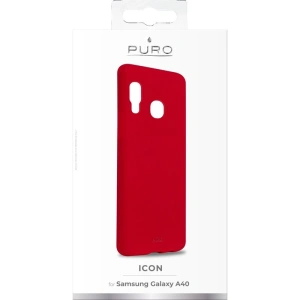 Hurtownia GSM - Etui PURO ICON Cover Etui Samsung Galaxy A40 (roșu) - PUR155RED - {ean13} - Hurt