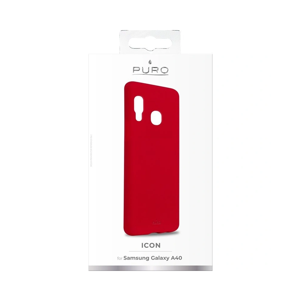 Hurtownia GSM - Etui PURO ICON Cover Etui Samsung Galaxy A40 (červený) - PUR155RED - {ean13} - Hurt