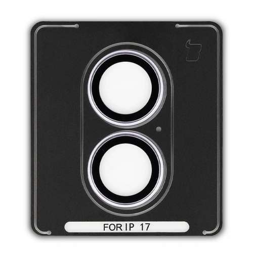 Szkło na aparat z aplikatorem Bizon Glass Snap Lens do do Apple iPhone 17 lawendowa ramka