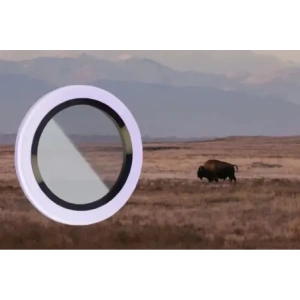 Szkło na aparat z aplikatorem Bizon Glass Snap Lens do do Apple iPhone 17 lawendowa ramka