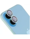 Szkło na aparat z aplikatorem Bizon Glass Snap Lens do do Apple iPhone 17 niebieskoszara ramka