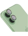 Szkło na aparat z aplikatorem Bizon Glass Snap Lens do do Apple iPhone 17 jasnozielona ramka