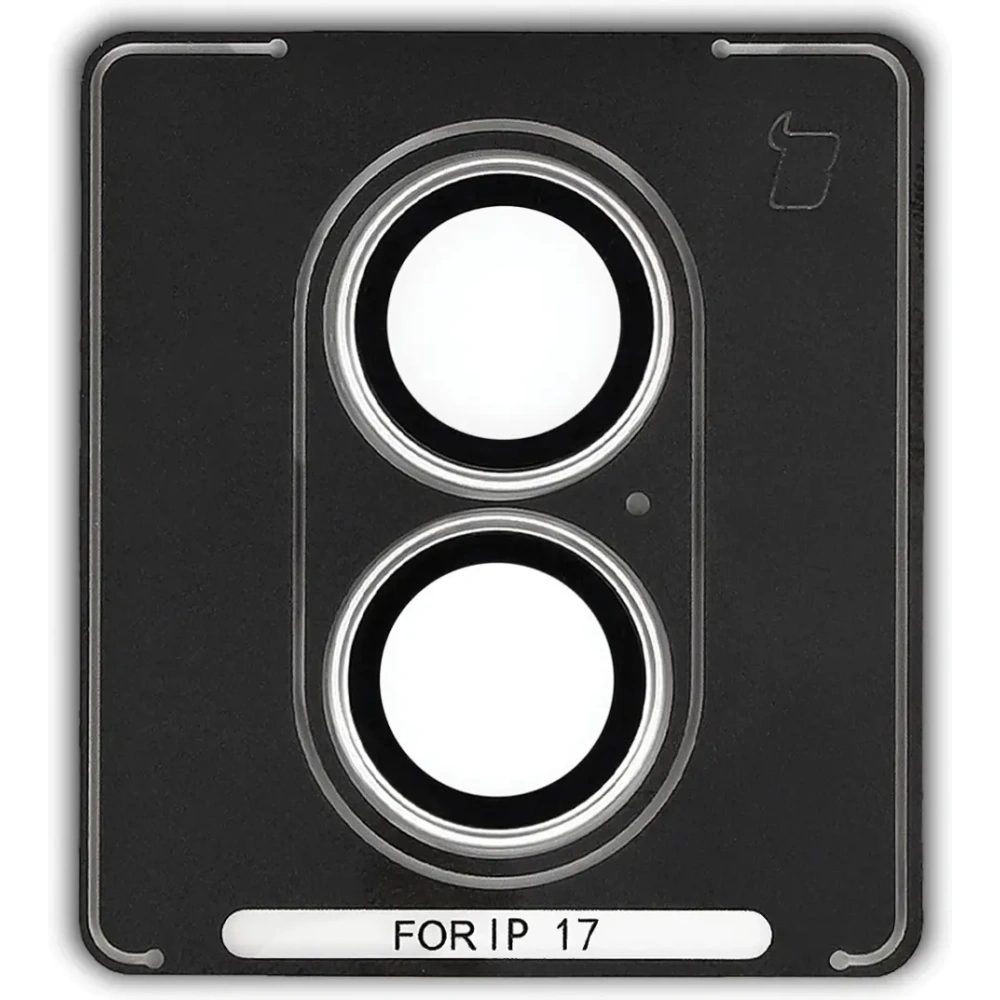 Szkło na aparat z aplikatorem Bizon Glass Snap Lens do do Apple iPhone 17 biała ramka
