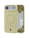 Silikonowe etui z pierścieniem magnetycznym Bizon Soft Case Magnetic do do Apple iPhone Air jasnożółte