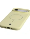 Silikonowe etui z pierścieniem magnetycznym Bizon Soft Case Magnetic do do Apple iPhone Air jasnożółte