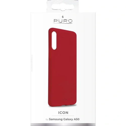 Etui PURO ICON Cover Samsung Galaxy A50/A50s/A30s (czerwony)