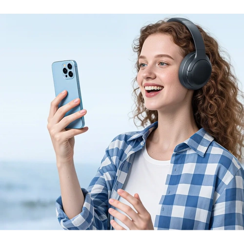 Słuchawki bezprzewodowe nauszne Baseus Bass BH1 Lite Bluetooth 6.0 czarne