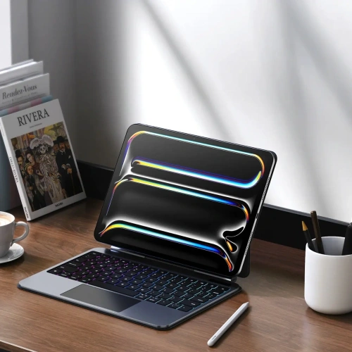 Etui z klawiaturą Dux Ducis MK series do Apple iPad Pro 11" 2024 czarne