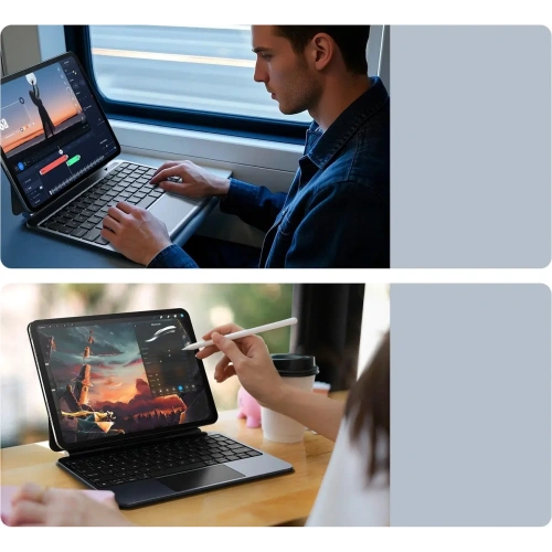 Etui z klawiaturą Dux Ducis MK series do Apple iPad Pro 11" 2024 czarne