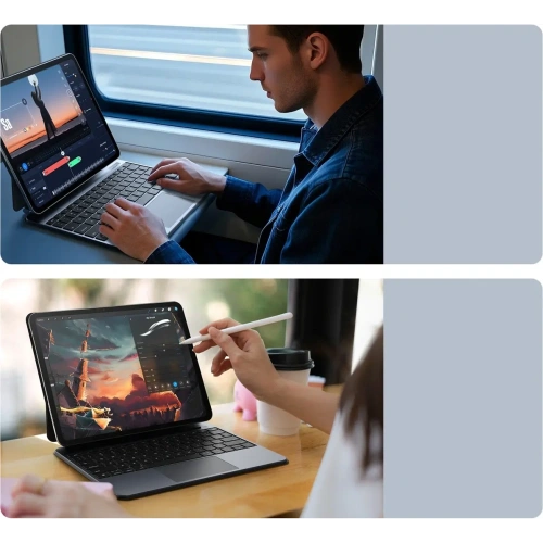 Etui z klawiaturą Dux Ducis MK series do Apple iPad Pro 13" 2024 czarne