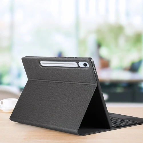 Etui z klawiaturą Dux Ducis TK series do Samsung Tab S10 FE+ Plus czarne