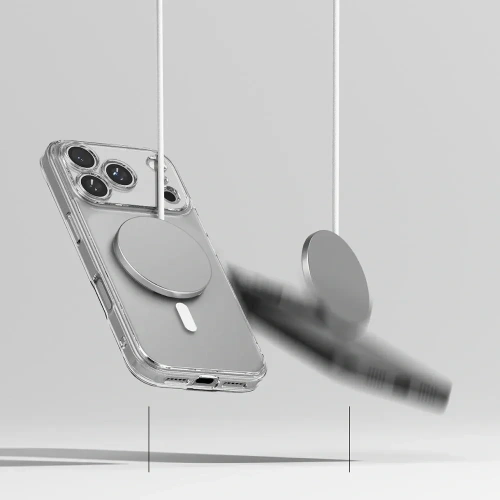 Etui Ringke Fusion Magnetic MagSafe do Apple iPhone 17 Pro Max Matte Clear
