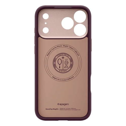 Etui Spigen Nano Pop Mag MagSafe do Apple iPhone 17 Pro Burgundy Bean