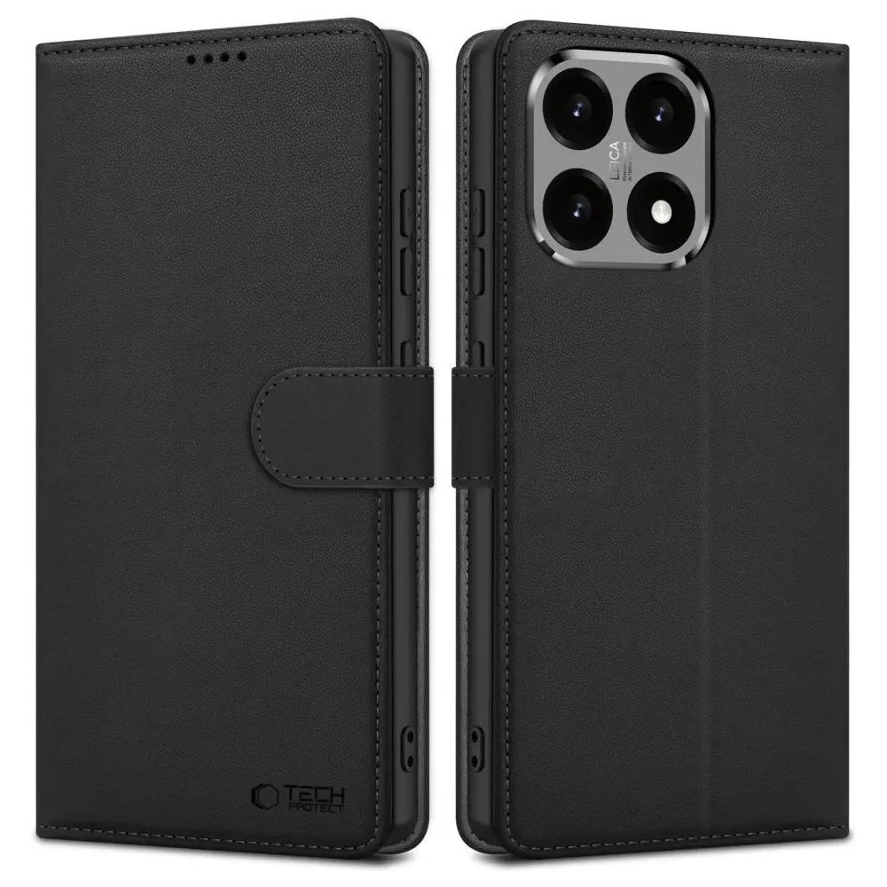 Etui z klapką Tech-Protect Wallet do Xiaomi 15T Black