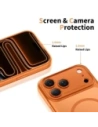 Etui Tech-Protect Magpeak MagSafe CC do Apple iPhone 17 Pro Max Matte Cosmic Orange
