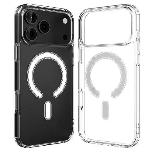 Etui Mercury Jelhard MagSafe do Apple iPhone 17 Pro Max przezroczysty