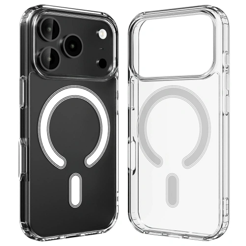 Etui Mercury Jelhard MagSafe do Apple iPhone 17 Pro przezroczysty