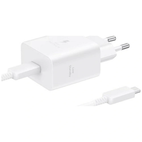 Ładowarka sieciowa Samsung T4511 PD 45W z kablem USB-A / USB-C 5A biały