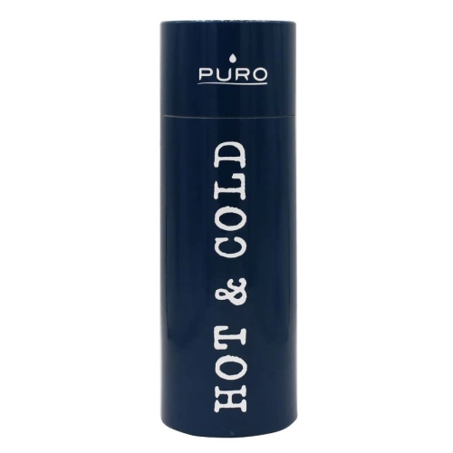 Butelka termiczna ze stali nierdzewnej Puro Hot&Cold 500ml (Dark Blue)