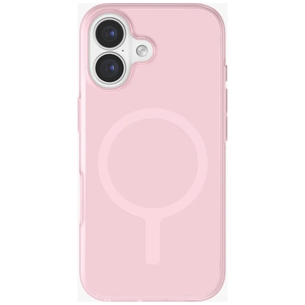 Etui UNIQ Clario do Apple iPhone 17 Magclick Charging różowy