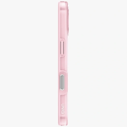 Etui UNIQ Clario do Apple iPhone 17 Magclick Charging różowy