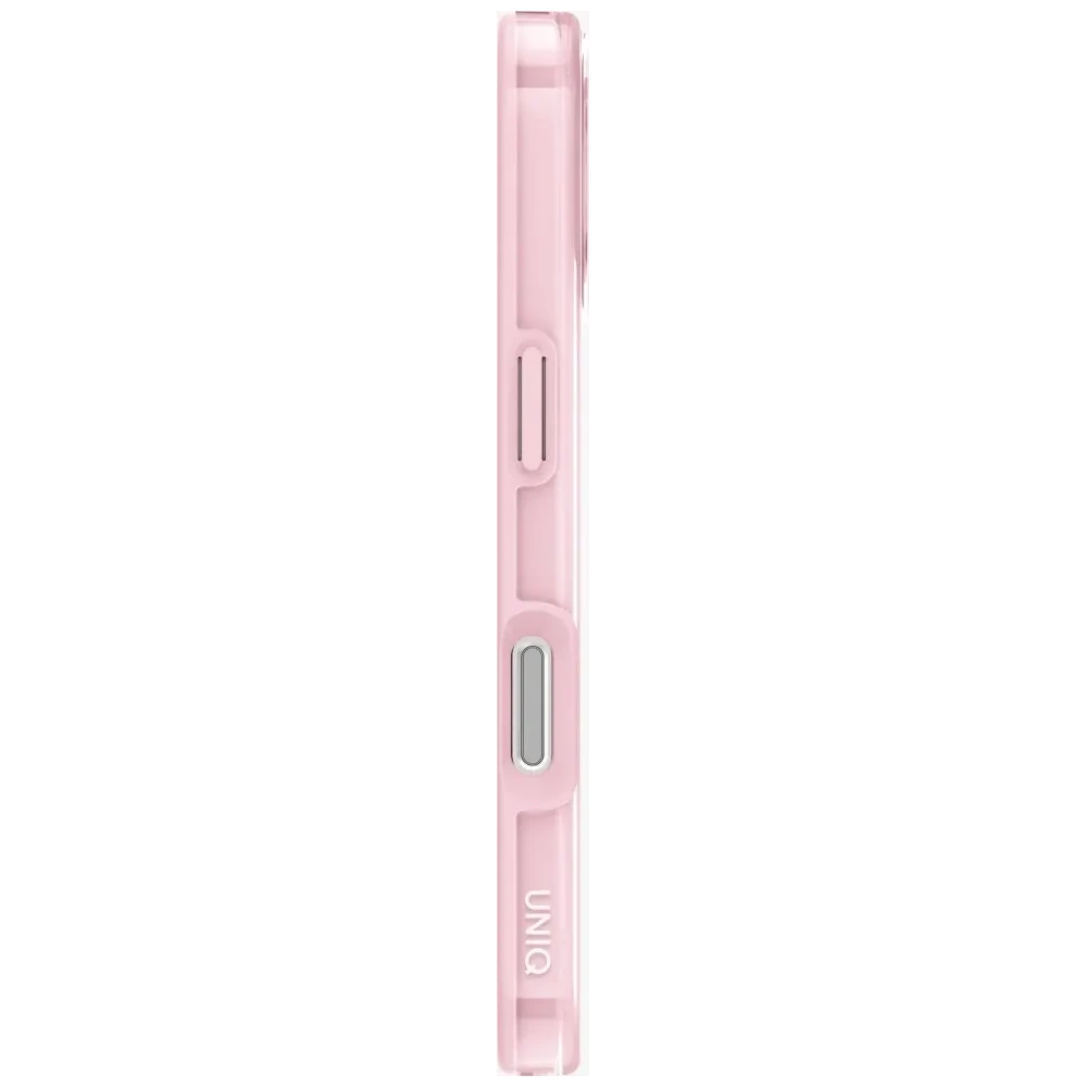 Etui UNIQ Clario do Apple iPhone 17 Magclick Charging różowy