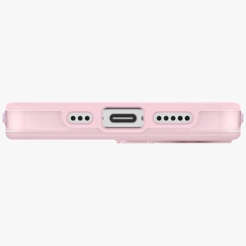 Etui UNIQ Clario do Apple iPhone 17 Magclick Charging różowy