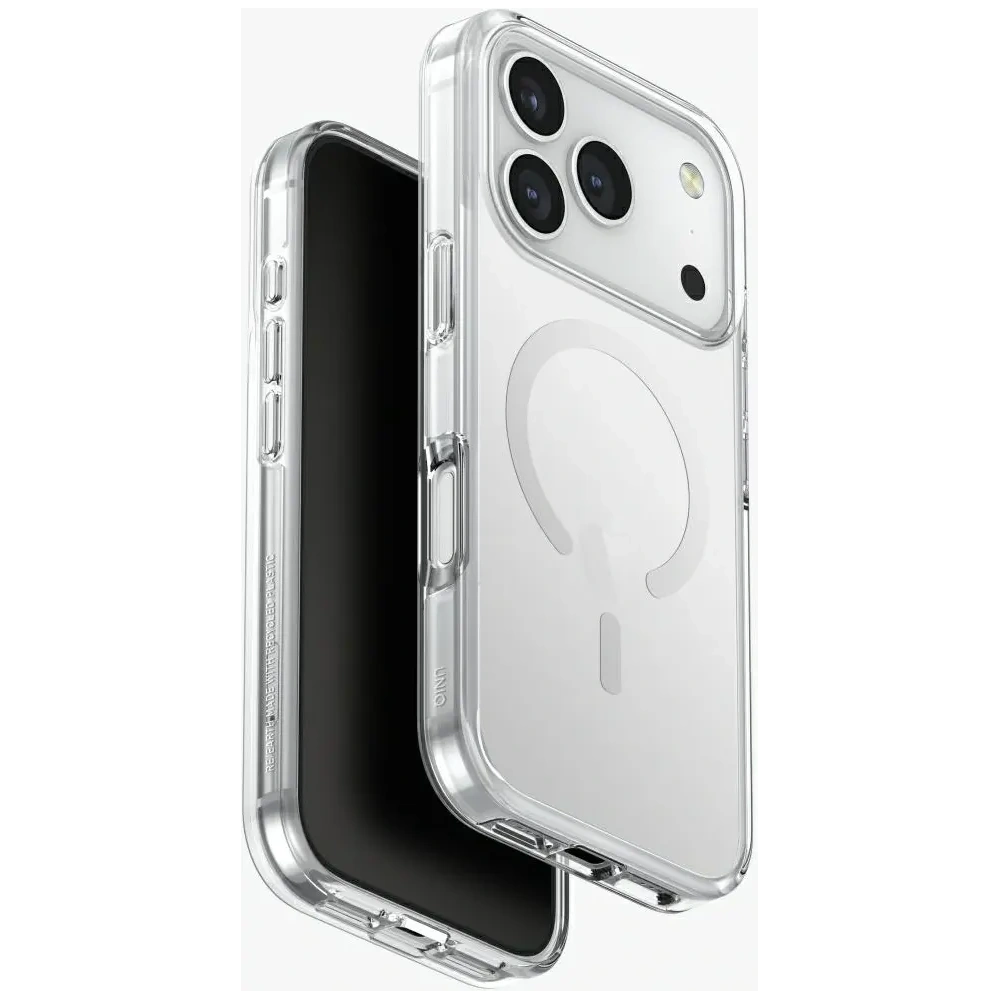 Etui UNIQ Clario do Apple iPhone 17 Pro Magclick Charging przezroczysty