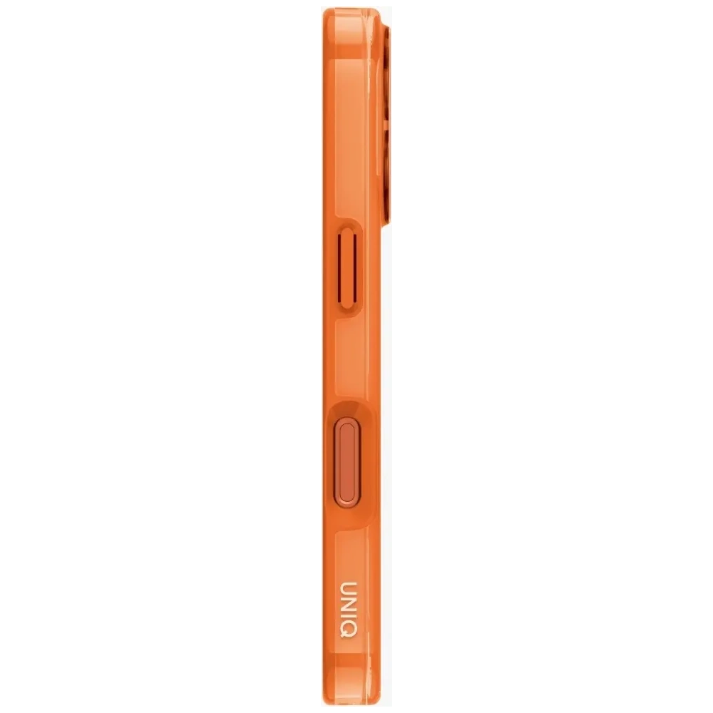 Etui UNIQ Clario do Apple iPhone 17 Pro Max Magclick Charging pomarańczowy