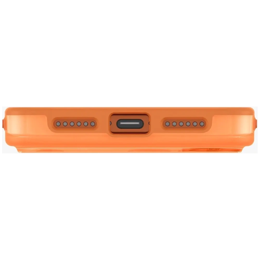 Etui UNIQ Clario do Apple iPhone 17 Pro Max Magclick Charging pomarańczowy