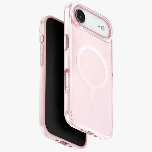 Etui UNIQ Clario do Apple iPhone Air Magclick Charging różowy