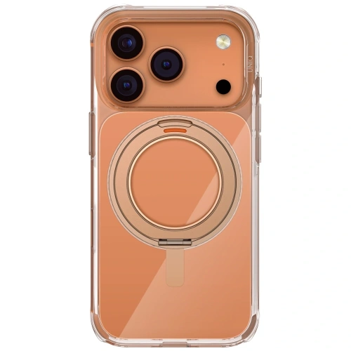 Etui UNIQ Swivix do Apple iPhone 17 Pro 360 Rotating Kickstand złoty