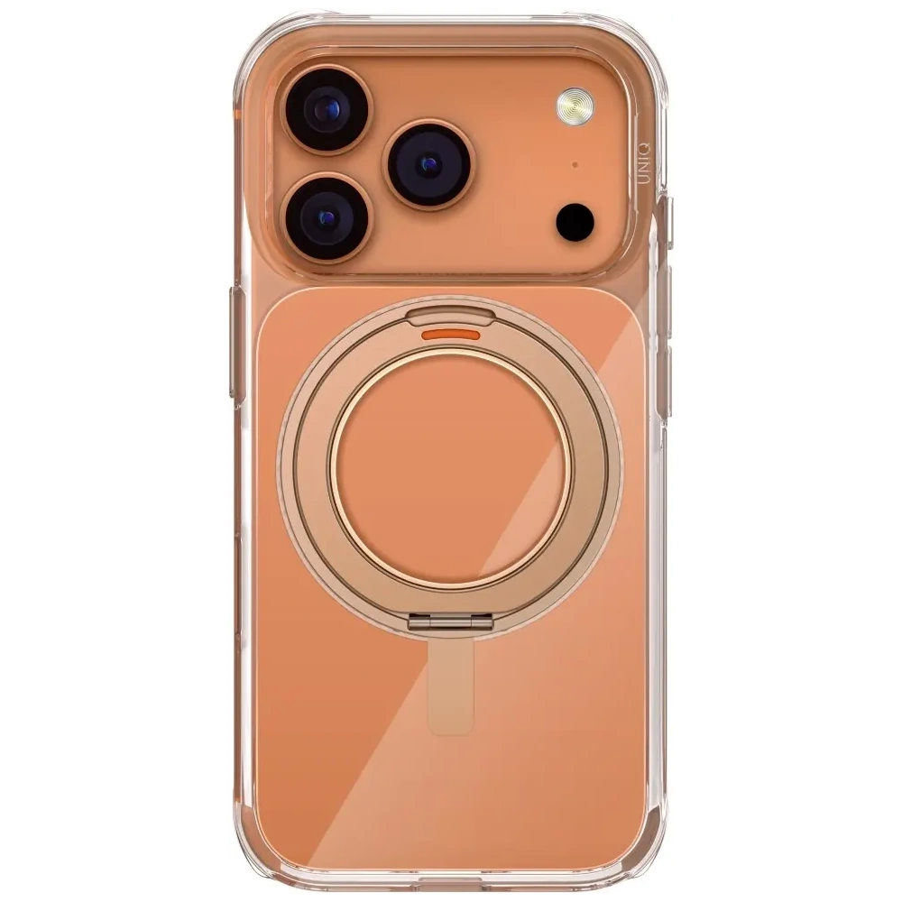 Etui UNIQ Swivix do Apple iPhone 17 Pro 360 Rotating Kickstand złoty