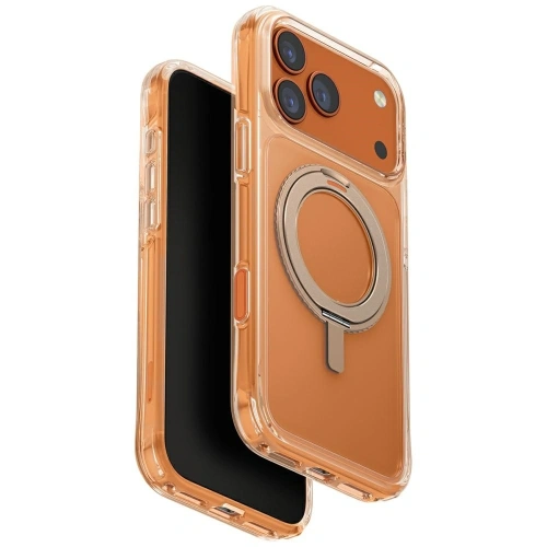Etui UNIQ Swivix do Apple iPhone 17 Pro Max 360 Rotating Kickstand złoty
