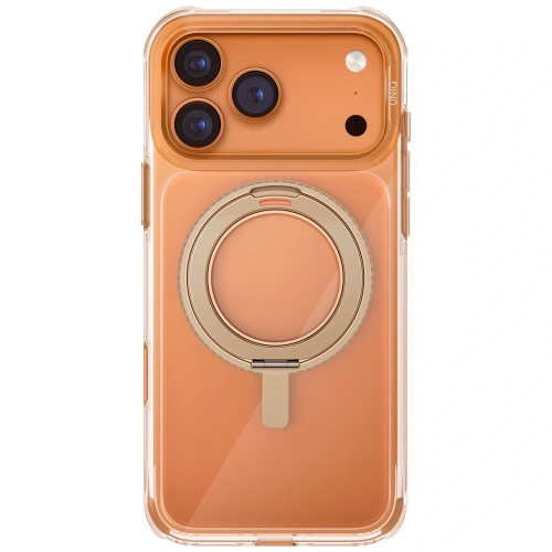 Etui UNIQ Swivix do Apple iPhone 17 Pro Max 360 Rotating Kickstand złoty