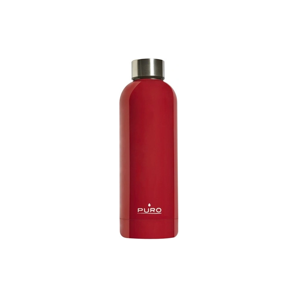 Hurtownia GSM - Butelka termická z nerezové oceli Puro Hot&Cold 500ml (Červená) - PUR163RED - {ean13} - Hurt
