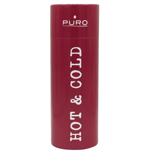Butelka termiczna ze stali nierdzewnej Puro Hot&Cold 500ml (Red)