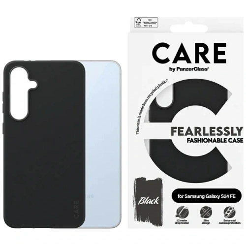 Etui CARE by PanzerGlass Fashion Case do Samsung Galaxy S24 FE czarny