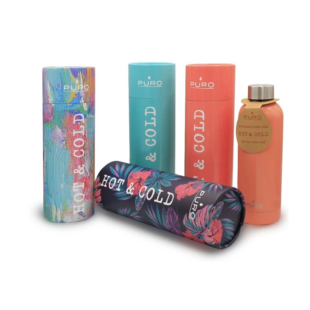 Hurtownia GSM - Butelka termická z nerezové oceli Puro Hot&Cold 500ml (Červená) - PUR163RED - {ean13} - Hurt