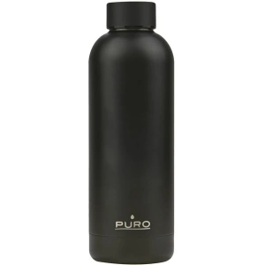 Hurtownia GSM - Thermosflasche aus Edelstahl Puro Hot&Cold 500ml (Metallic Schwarz) - PUR164BLK - {ean13} - Hurt