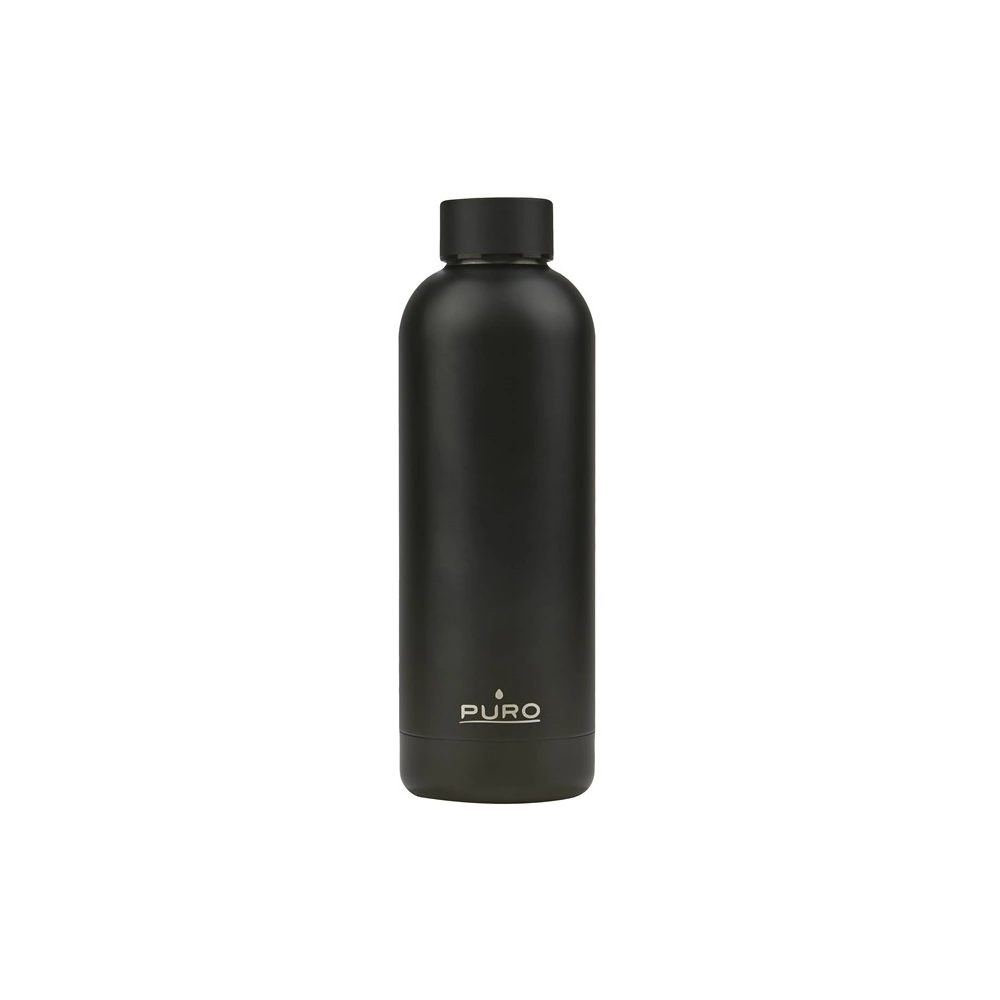 Hurtownia GSM - Termošálek z nerezové oceli Puro Hot&Cold 500ml (Metalická černá) - PUR164BLK - {ean13} - Hurt