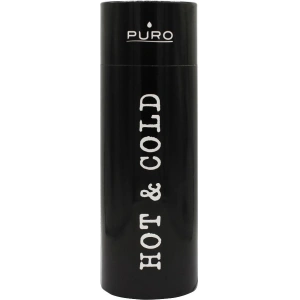 Hurtownia GSM - Thermosflasche aus Edelstahl Puro Hot&Cold 500ml (Metallic Schwarz) - PUR164BLK - {ean13} - Hurt
