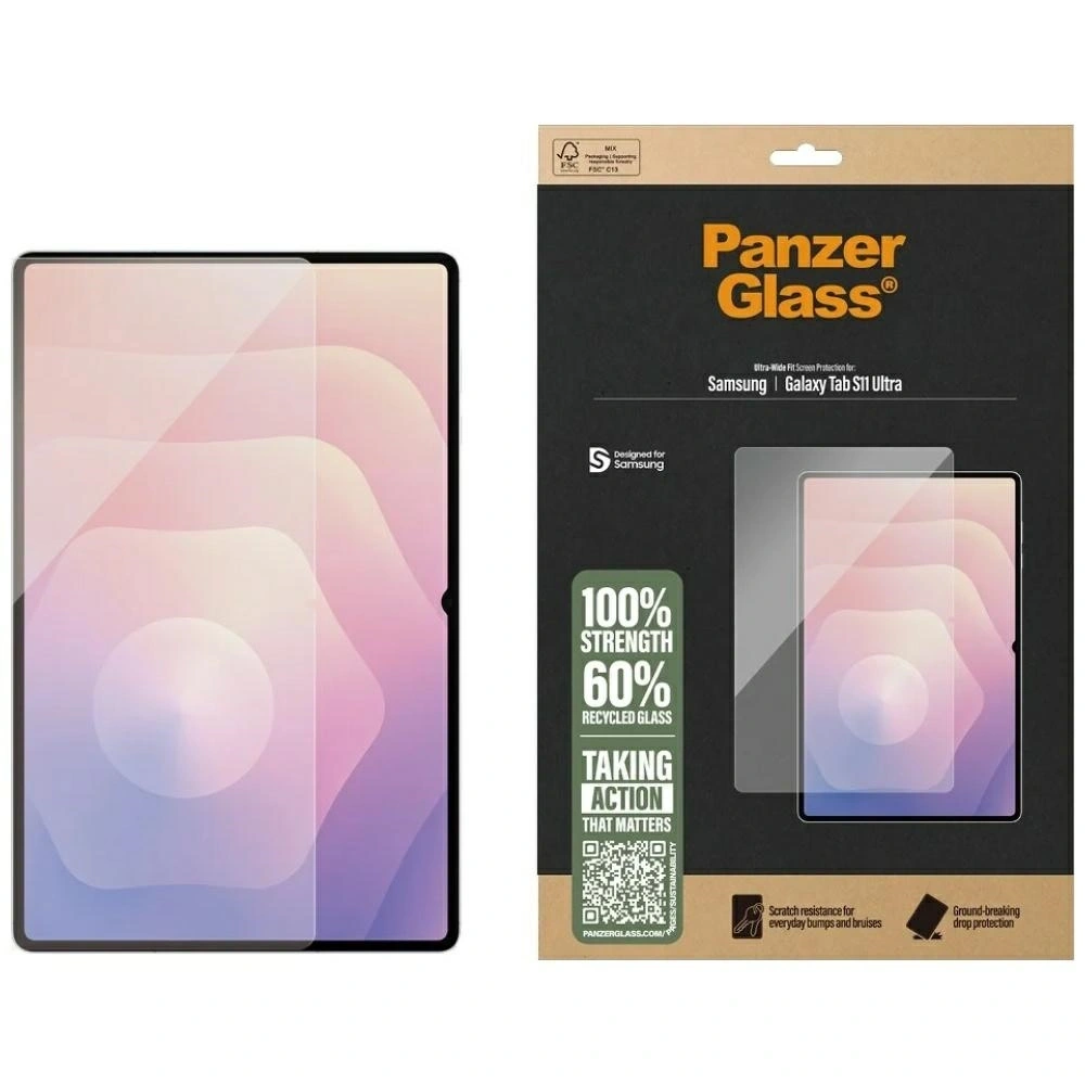 Szkło hartowane PanzerGlass Ultra-Wide Fit do Samsung Galaxy Tab S11 Ultra